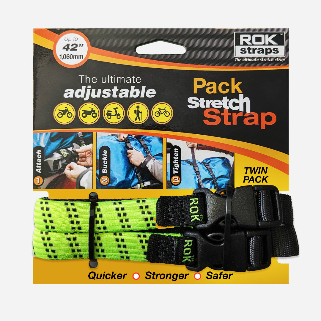 ROKSTRAPS - 60 INCH ADJUSTABLE STRETCH STRAP - Upshift Online Inc.